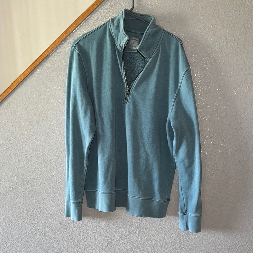 Merona Men's Teal Zip-Up Sweater